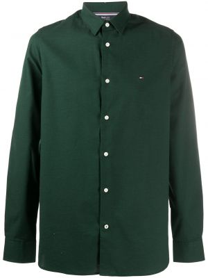 Camisa con botones Tommy Hilfiger verde
