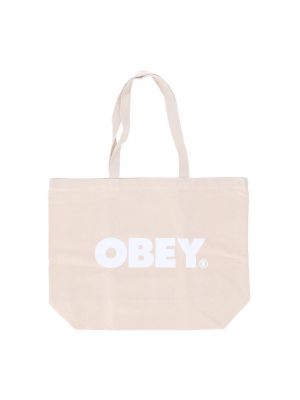 Streetwear shopper handtasche Obey beige
