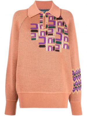 Пуловер Kolor оранжево