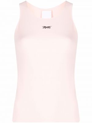 Fitted tank top med print Reebok X Victoria Beckham rosa