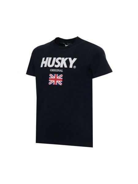 T-shirt aus baumwoll Husky Original blau