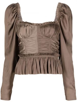 Blus Ulla Johnson brun