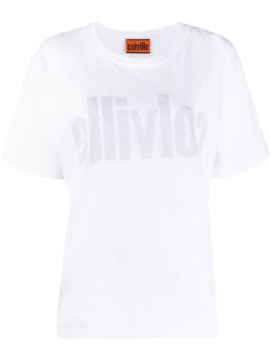 Camiseta de cuello redondo Colville blanco