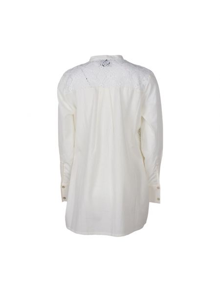 Camisa de algodón Alpha Studio blanco