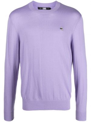 Pullover Karl Lagerfeld lila