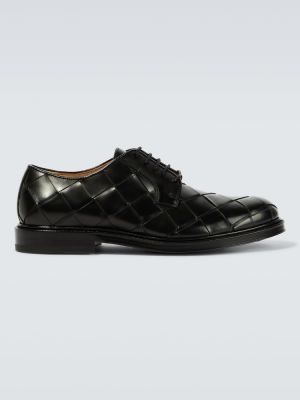 Pantofi derby din piele Bottega Veneta negru