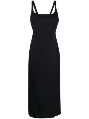 Μίντι φόρεμα Emporio Armani μαύρο