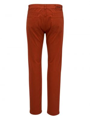 Rovné kalhoty Kiton oranžové