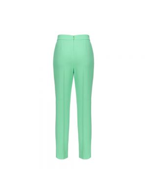Pantalones de crepé Pinko verde
