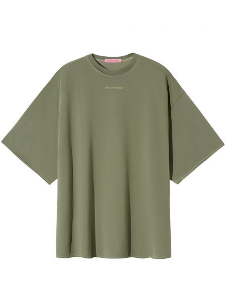 Einfarbige t-shirt aus baumwoll mit print Monochrome