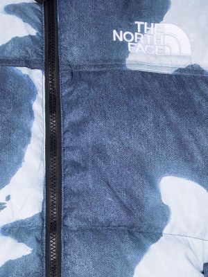 Kurtka jeansowa z nadrukiem Supreme niebieska