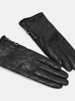 Кожаные перчатки Orsa черные