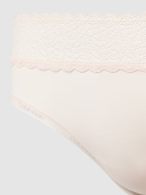 Majtki koronkowe Calvin Klein Underwear różowe