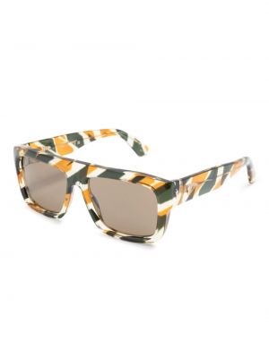 Pruhované sluneční brýle s potiskem Gucci Eyewear
