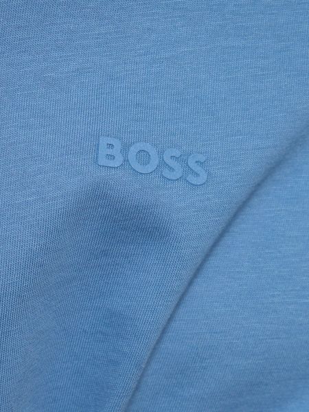 Camiseta de algodón de tela jersey Boss