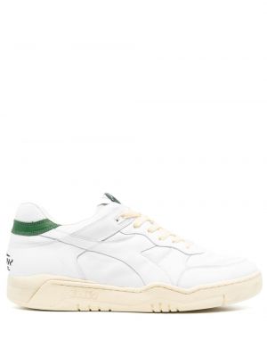 Sneakers di pelle Diadora bianco