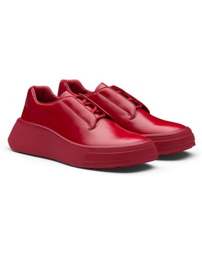 Zapatos derby Prada rojo