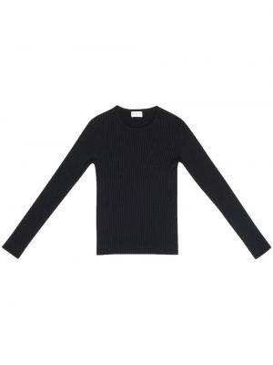 Dzianinowy sweter wełniany Balenciaga - сzarny