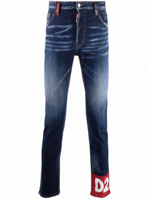 Slank skinny jeans Dsquared2 blå