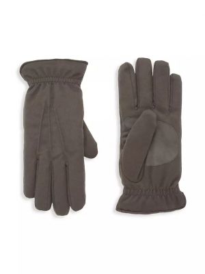 Кашемировые замшевые перчатки Loro Piana зеленые