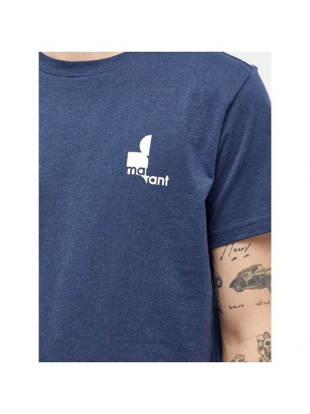 Camiseta de algodón Isabel Marant azul