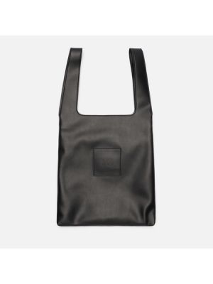 Черная кожаная сумка шоппер Y-3