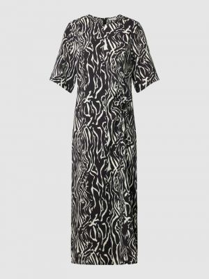 Sukienka midi z nadrukiem Gestuz czarna