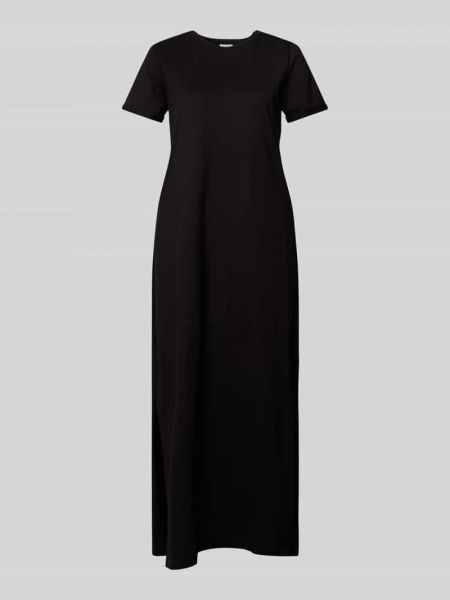 Sukienka midi w jednolitym kolorze Kaffe czarny