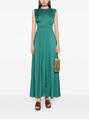 Saténové večerní šaty Ulla Johnson zelené
