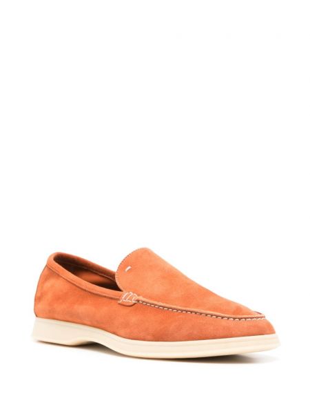 Seemisnahksed loafer-kingad Boggi Milano oranž