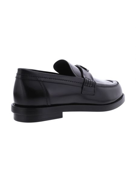 Loafers de cuero Alexander Mcqueen negro