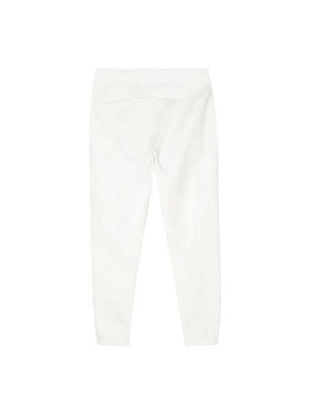 Spodnie sportowe w jednolitym kolorze Calvin Klein białe