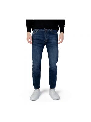 Einfarbige skinny jeans mit reißverschluss Liu Jo blau