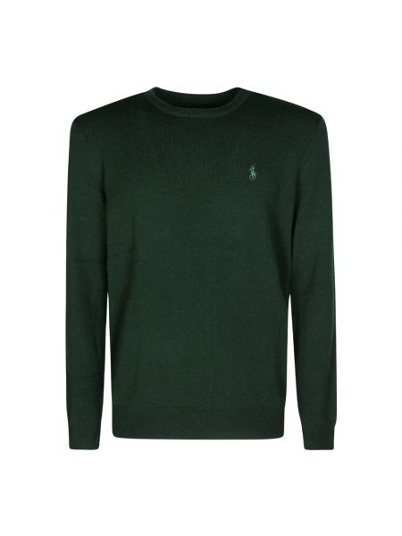 Sweter z wełny merino Ralph Lauren zielony