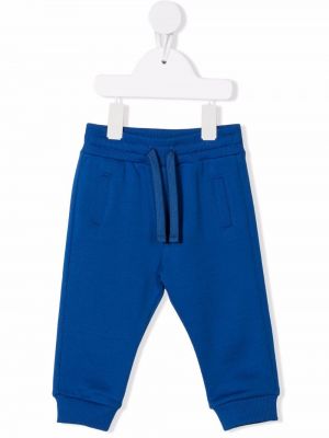 Kalhoty Dolce & Gabbana Kids, modrá