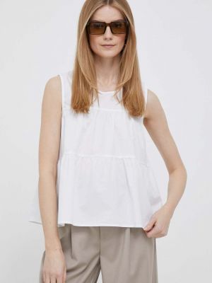Памучна блуза Deha бяло