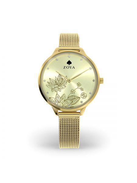 Zegarek damski kolor żółte złoto Zoya Z012.BGGG (ZG-012867)