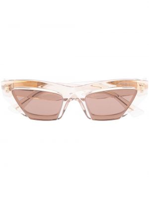 Transparenter sonnenbrille Bottega Veneta Eyewear braun