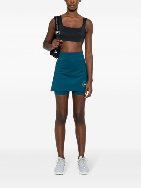 Shorts mit print Adidas By Stella Mccartney blau