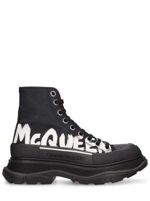 Členkové topánky Alexander Mcqueen čierna