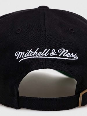Șapcă din bumbac Mitchell&ness negru