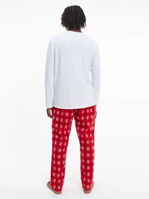 Pizsama Calvin Klein fehér