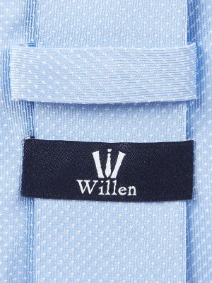 Jedwabny krawat Willen błękitny