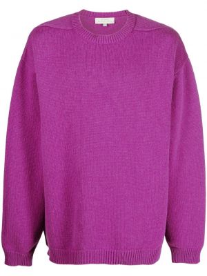 Pull en tricot oversize Studio Nicholson violet