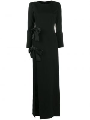 Vestido de noche Saint Laurent negro