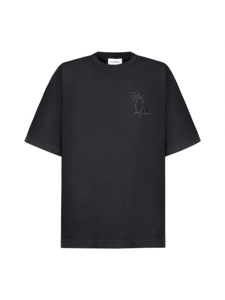 Koszulka bawełniana Laneus czarna