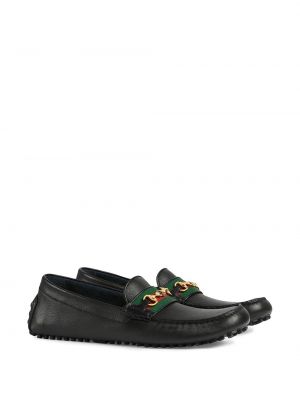 Loafer-kingad Gucci must