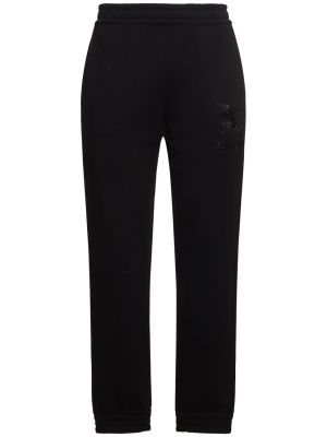 Pantalones cortos de tela jersey Burberry negro