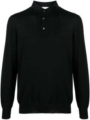 Vilnonis polo marškinėliai Lardini juoda