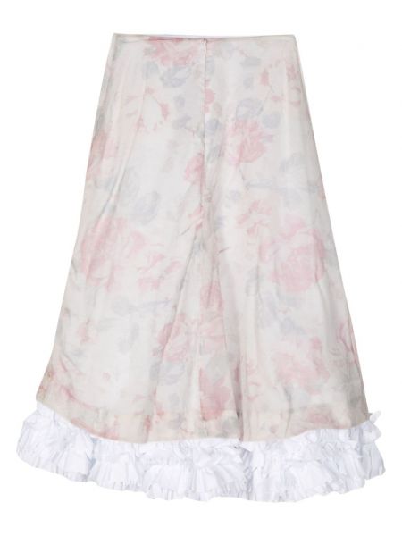 Bavlněné sukně Molly Goddard bílé